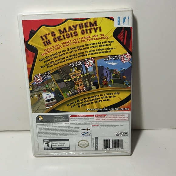 Wii Emergency Mayhem game - Picture 3 of 3